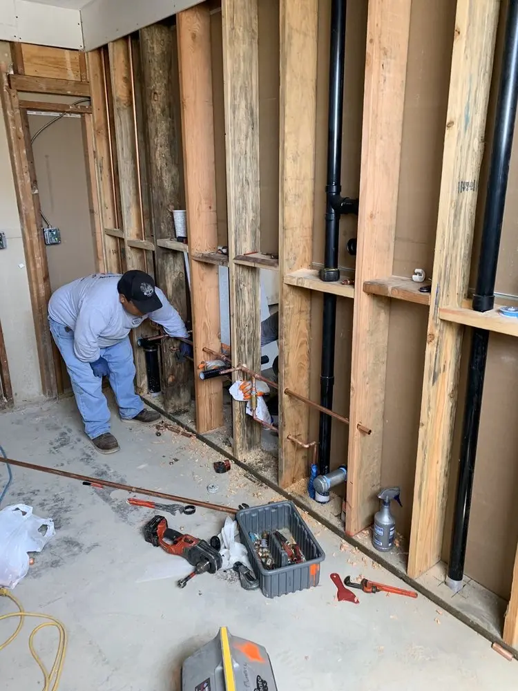 Commercial rough-in plumbing for Water Heater Replacement in Grandview Acres
